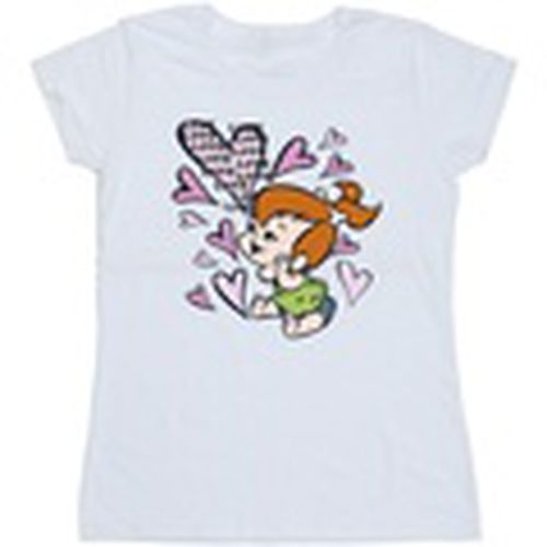 Camiseta manga larga Love Love Love para mujer - The Flintstones - Modalova