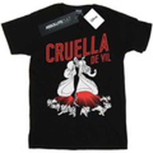 Camiseta manga larga Cruella De Vil Dalmatians para hombre - Disney - Modalova
