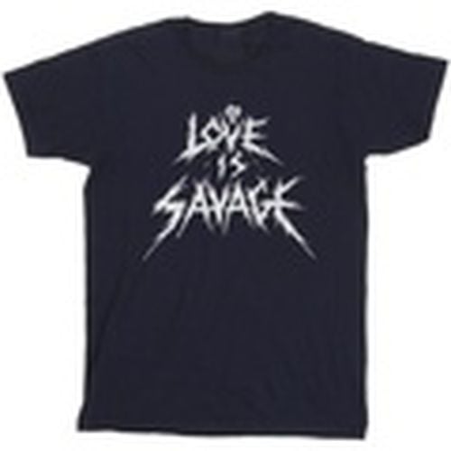 Camiseta manga larga Love Is Savage para hombre - Disney - Modalova