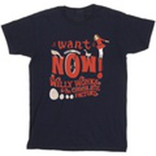 Camiseta manga larga Verruca Salt I Want It Now para hombre - Willy Wonka - Modalova
