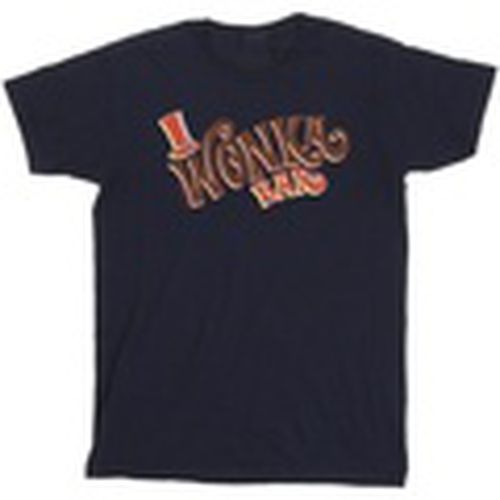 Camiseta manga larga Bar Logo para hombre - Willy Wonka - Modalova