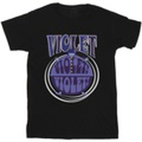 Camiseta manga larga Violet Turning Violet para hombre - Willy Wonka - Modalova