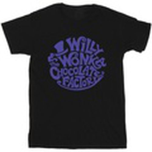 Camiseta manga larga BI48732 para hombre - Willy Wonka & The Chocolate Fact - Modalova