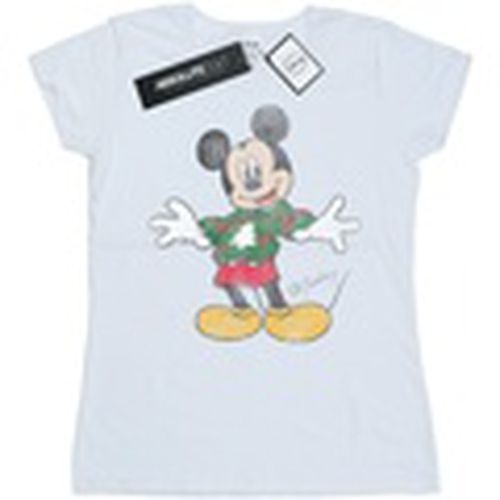 Camiseta manga larga Mickey Mouse Christmas Jumper para mujer - Disney - Modalova
