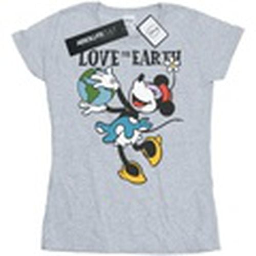 Camiseta manga larga Mickey Mouse Love The Earth para mujer - Disney - Modalova