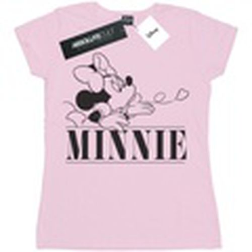 Camiseta manga larga Minnie Mouse Kiss para mujer - Disney - Modalova