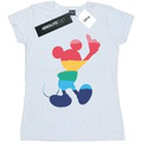 Camiseta manga larga Mickey Mouse Rainbow Pose para mujer - Disney - Modalova