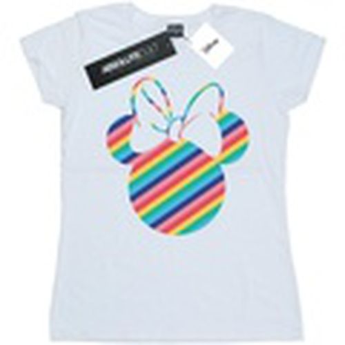 Camiseta manga larga Minnie Mouse Rainbow Face para mujer - Disney - Modalova