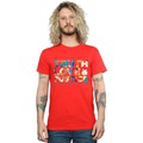 Camiseta manga larga 84 Truth Love Justice para hombre - Dc Comics - Modalova