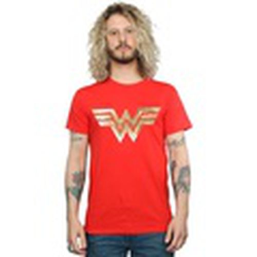 Camiseta manga larga Wonder Woman 84 Gold Emblem para hombre - Dc Comics - Modalova