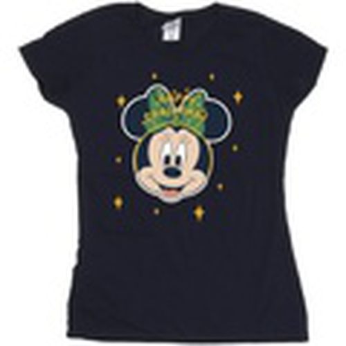 Camiseta manga larga Minnie Mouse Happy Christmas para mujer - Disney - Modalova