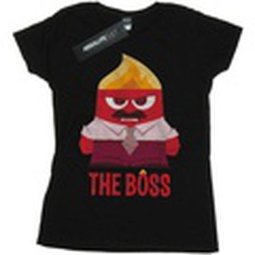 Camiseta manga larga Inside Out Anger The Boss para mujer - Disney - Modalova