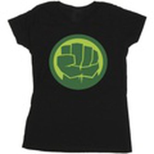 Camiseta manga larga Hulk Chest Logo para mujer - Marvel - Modalova