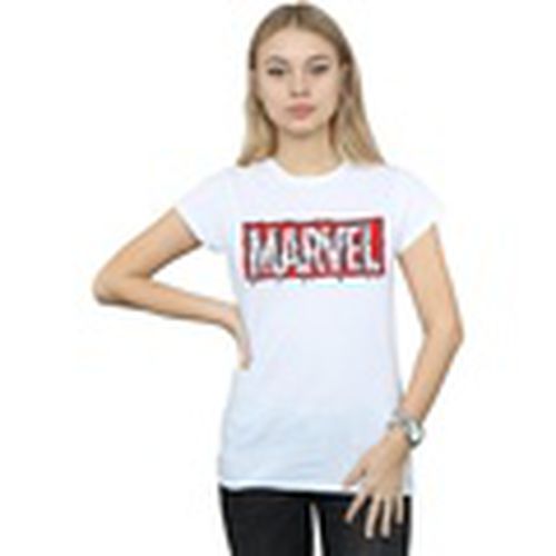 Camiseta manga larga Drip Logo para mujer - Marvel - Modalova