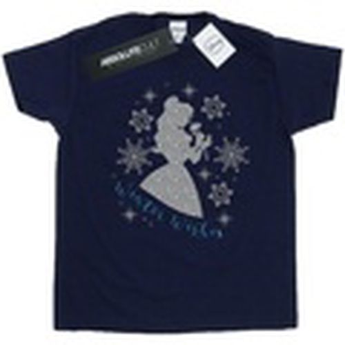 Camiseta manga larga Belle Winter Silhouette para mujer - Disney - Modalova