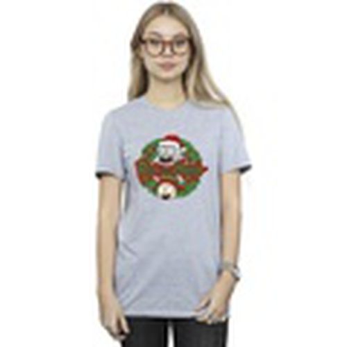 Camiseta manga larga Christmas Wreath para mujer - Rick And Morty - Modalova