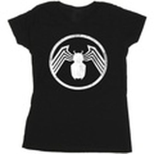 Camiseta manga larga Venom Logo Emblem para mujer - Marvel - Modalova