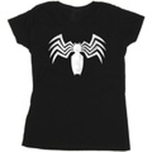 Camiseta manga larga Venom Spider Logo Emblem para mujer - Marvel - Modalova