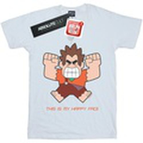 Camiseta manga larga Wreck It Ralph Happy Face para hombre - Disney - Modalova