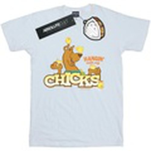 Camiseta manga larga Hangin With My Chicks para mujer - Scooby Doo - Modalova