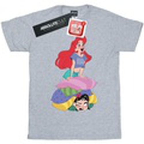 Camiseta manga larga Wreck It Ralph Ariel And Vanellope para hombre - Disney - Modalova