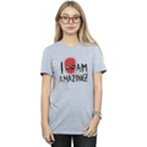 Camiseta manga larga I Am Amazing para mujer - Marvel - Modalova