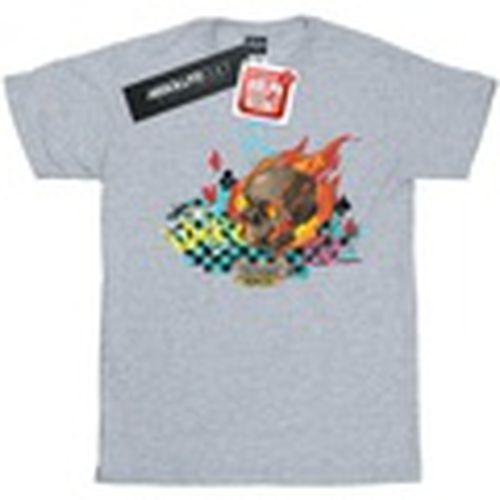Camiseta manga larga Wreck It Ralph Race Skull para hombre - Disney - Modalova