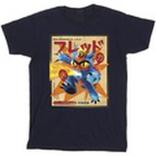 Camiseta manga larga Big Hero 6 Baymax Fred Newspaper para hombre - Disney - Modalova