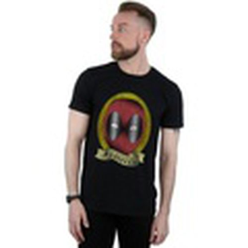Camiseta manga larga Deadpool Tattoo Print para hombre - Marvel - Modalova
