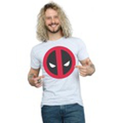 Camiseta manga larga Deadpool Large Clean Logo para hombre - Marvel - Modalova