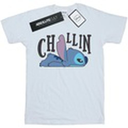 Camiseta manga larga Lilo And Stitch Chillin para mujer - Disney - Modalova