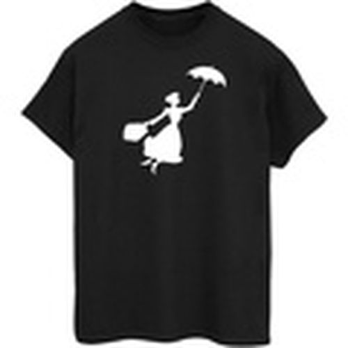 Camiseta manga larga Mary Poppins Flying Silhouette para mujer - Disney - Modalova