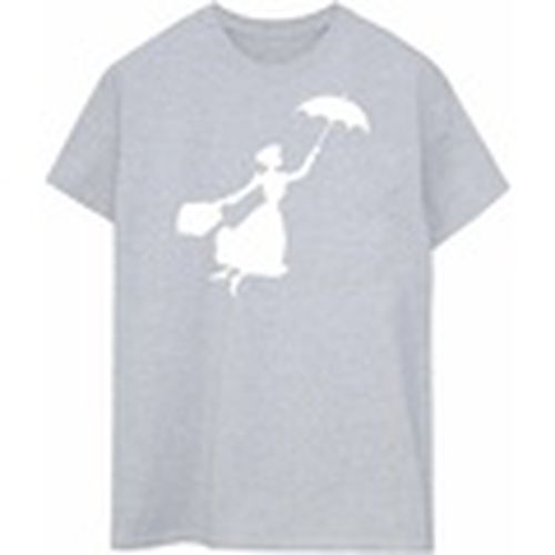 Camiseta manga larga Mary Poppins Flying Silhouette para mujer - Disney - Modalova
