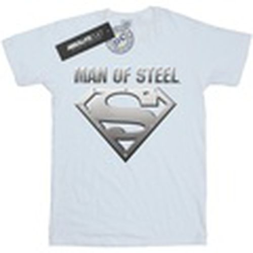 Camiseta manga larga Superman Man Of Steel Shield para mujer - Dc Comics - Modalova
