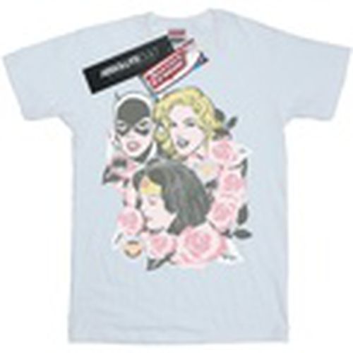 Camiseta manga larga Super Powers Floral Frame para hombre - Dc Comics - Modalova