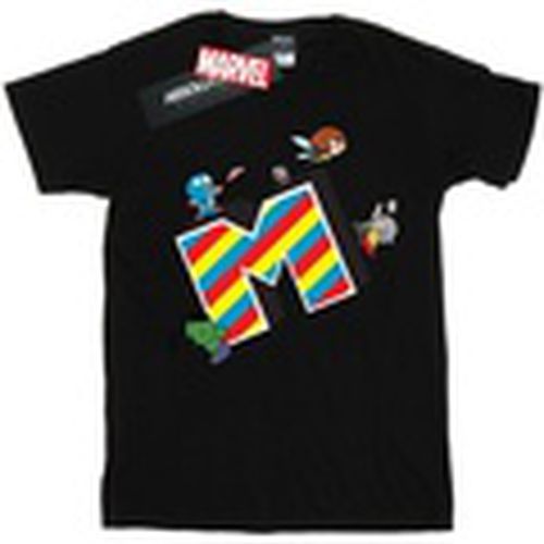 Camiseta manga larga Kawaii M Is For para hombre - Marvel - Modalova