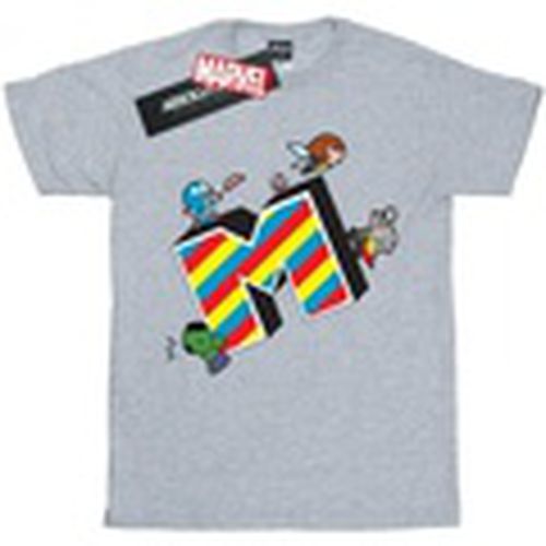 Camiseta manga larga Kawaii M Is For para hombre - Marvel - Modalova