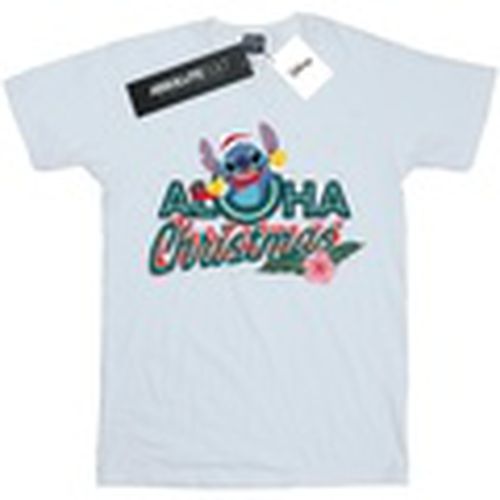 Camiseta manga larga Lilo And Stitch Aloha Christmas para hombre - Disney - Modalova