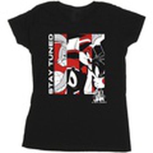 Camiseta manga larga Stay Tuned para mujer - Space Jam: A New Legacy - Modalova