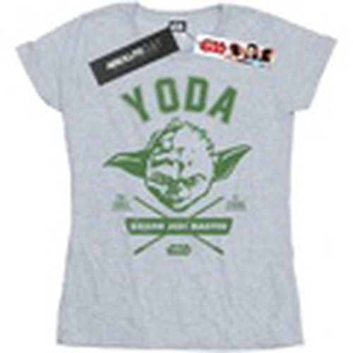 Camiseta manga larga Yoda Collegiate para mujer - Disney - Modalova