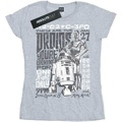Camiseta manga larga R2-D2 And C-3PO Rock Poster para mujer - Disney - Modalova