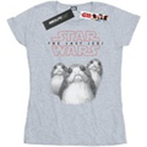 Camiseta manga larga The Last Jedi Porgs para mujer - Disney - Modalova