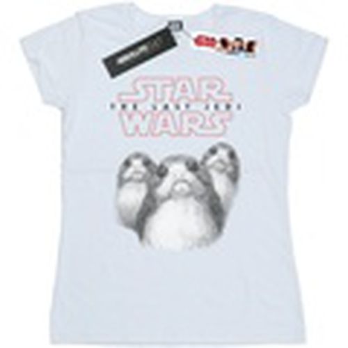 Camiseta manga larga The Last Jedi Porgs para mujer - Disney - Modalova