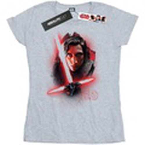 Camiseta manga larga The Last Jedi Kylo Ren Brushed para mujer - Disney - Modalova