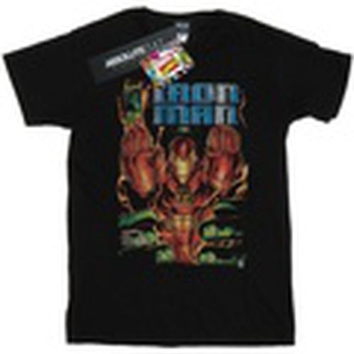 Camiseta manga larga Iron Man Comic Book Cover para hombre - Marvel - Modalova