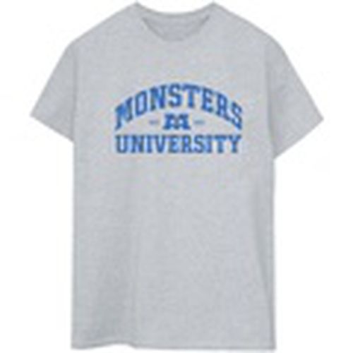 Camiseta manga larga Monsters University Logo para mujer - Disney - Modalova