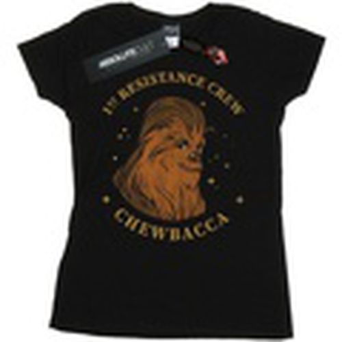 Camiseta manga larga Star Wars The Rise Of Skywalker Chewbacca First Resistance Crew para mujer - Star Wars: The Rise Of Skywalker - Modalova