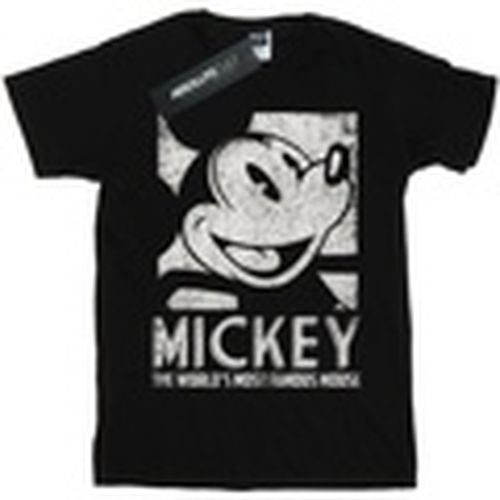 Camiseta manga larga Mickey Mouse Most Famous para hombre - Disney - Modalova