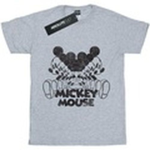 Camiseta manga larga Mickey Mouse Mirrored para hombre - Disney - Modalova