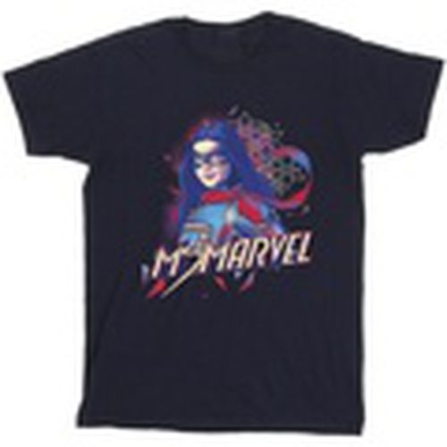 Camiseta manga larga Ms Face Fade para hombre - Marvel - Modalova